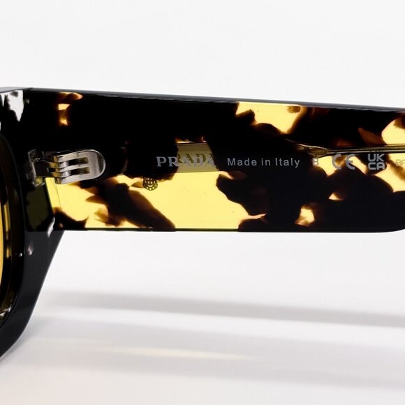 NEW PRADA PRA01S 15O10C SUNGLASSES MEN PR A01S 15O10C HAVANA SQUARE SPR A01 - Picture 8 of 9
